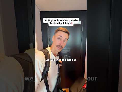 Short: $220 Boston Premium view hotel 🇺🇸