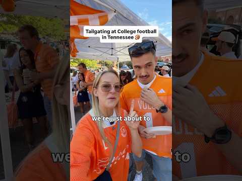 Short: First time tailgating at college football 🏈