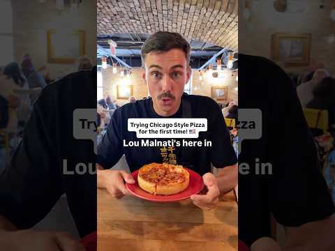 Short: Trying Chicago Style Pizza 🍕