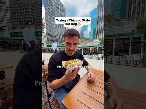 Short: Trying a Chicago Hot Dog